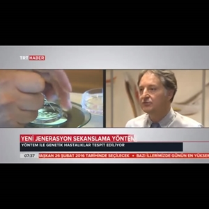 Prof. Dr. Volkan Baltacı TRT Haber'de yeni jenerasyon sekanslamayı anlatıyor